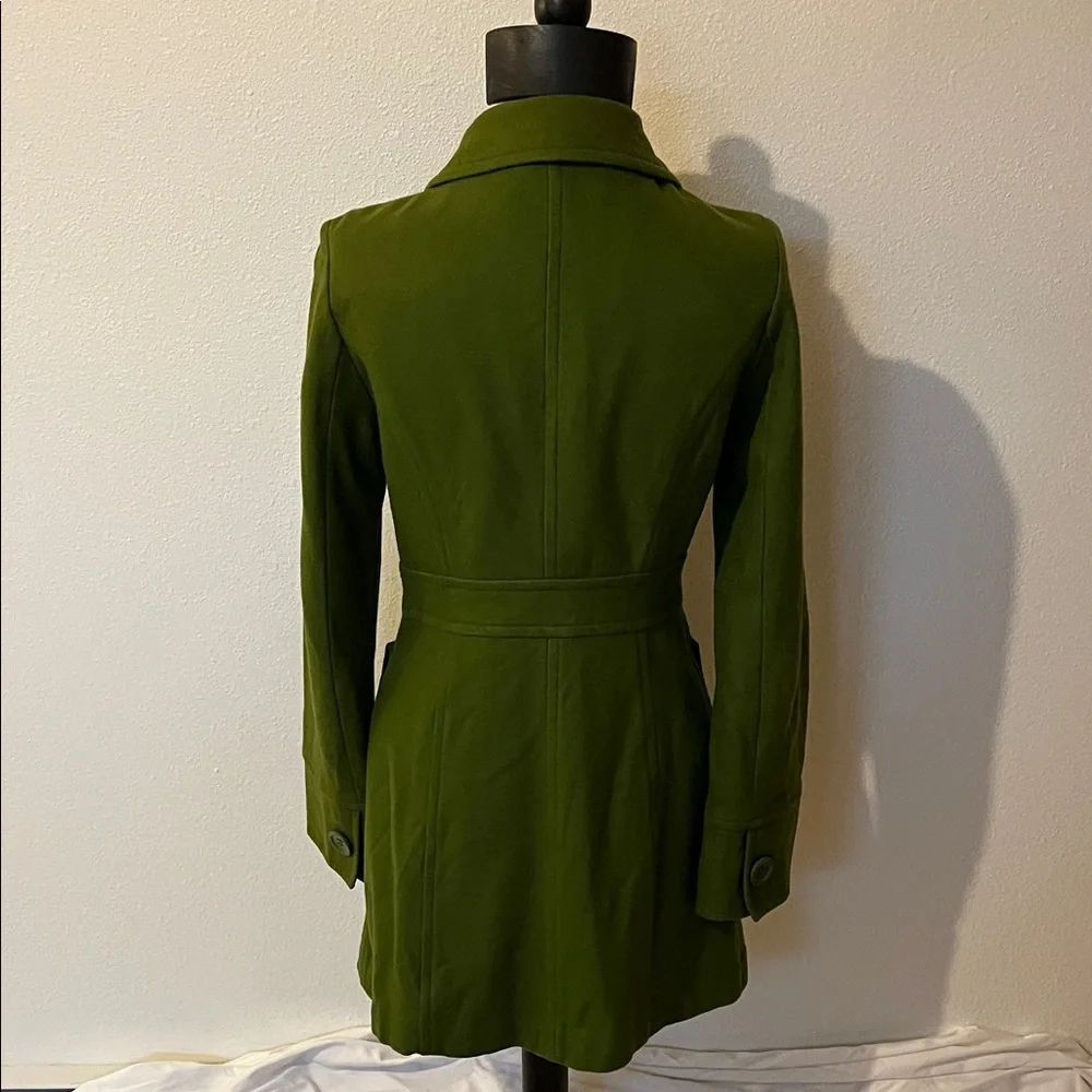 Tulle Olive Green Women's Coat size S - Picture 2 of 5
